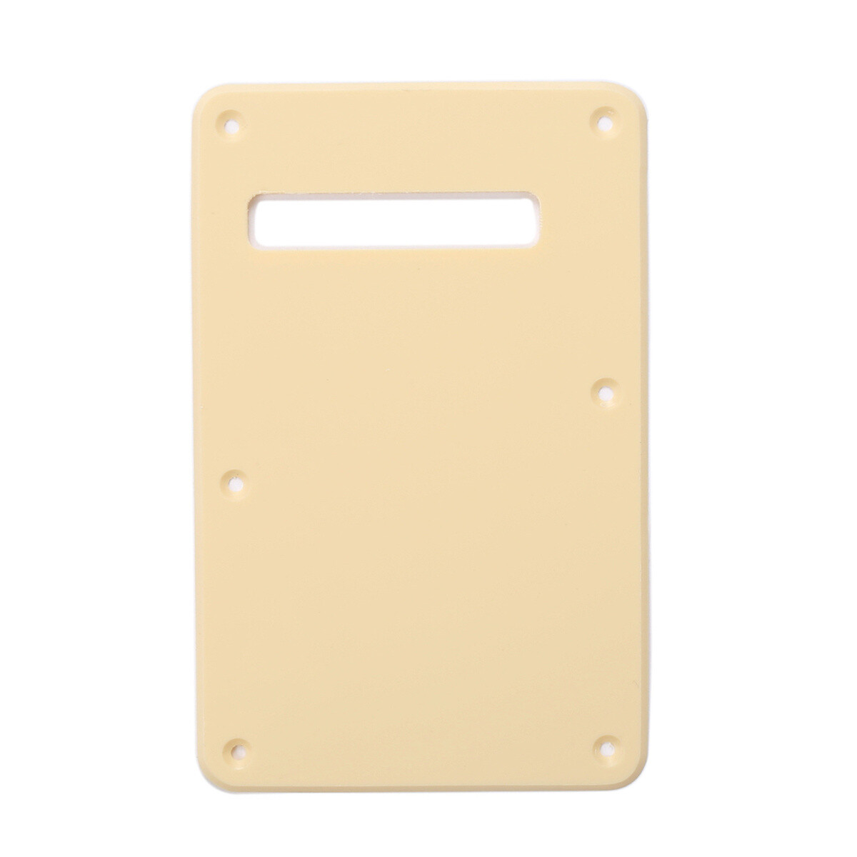 Brio Cream Modern Style Back Plate Tremolo Cover 1 ply - US/Mexican Fender®Strat® Fit