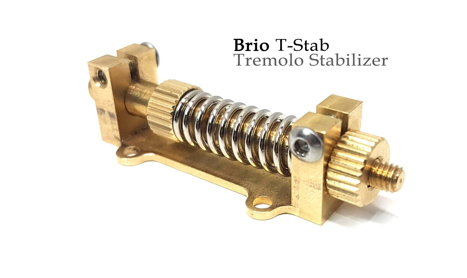 Brio T-Stab Tremolo Stabilizer Brass