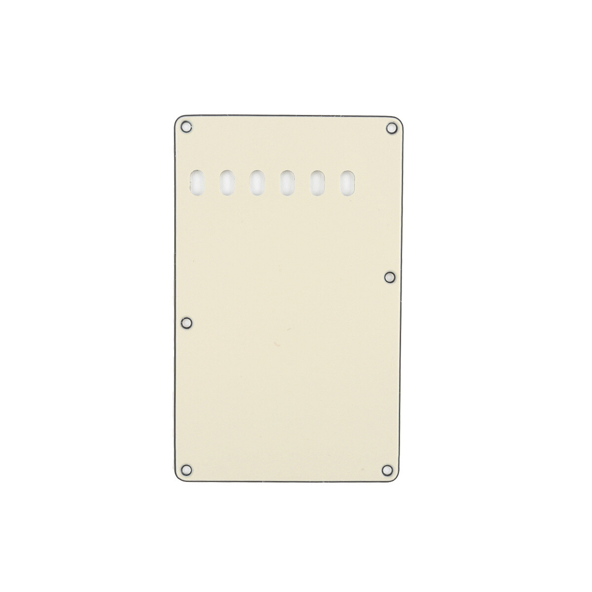 Brio Cream Vintage Style Back Plate Tremolo Cover 3 ply - US/Mexican Fender®Strat® Fit