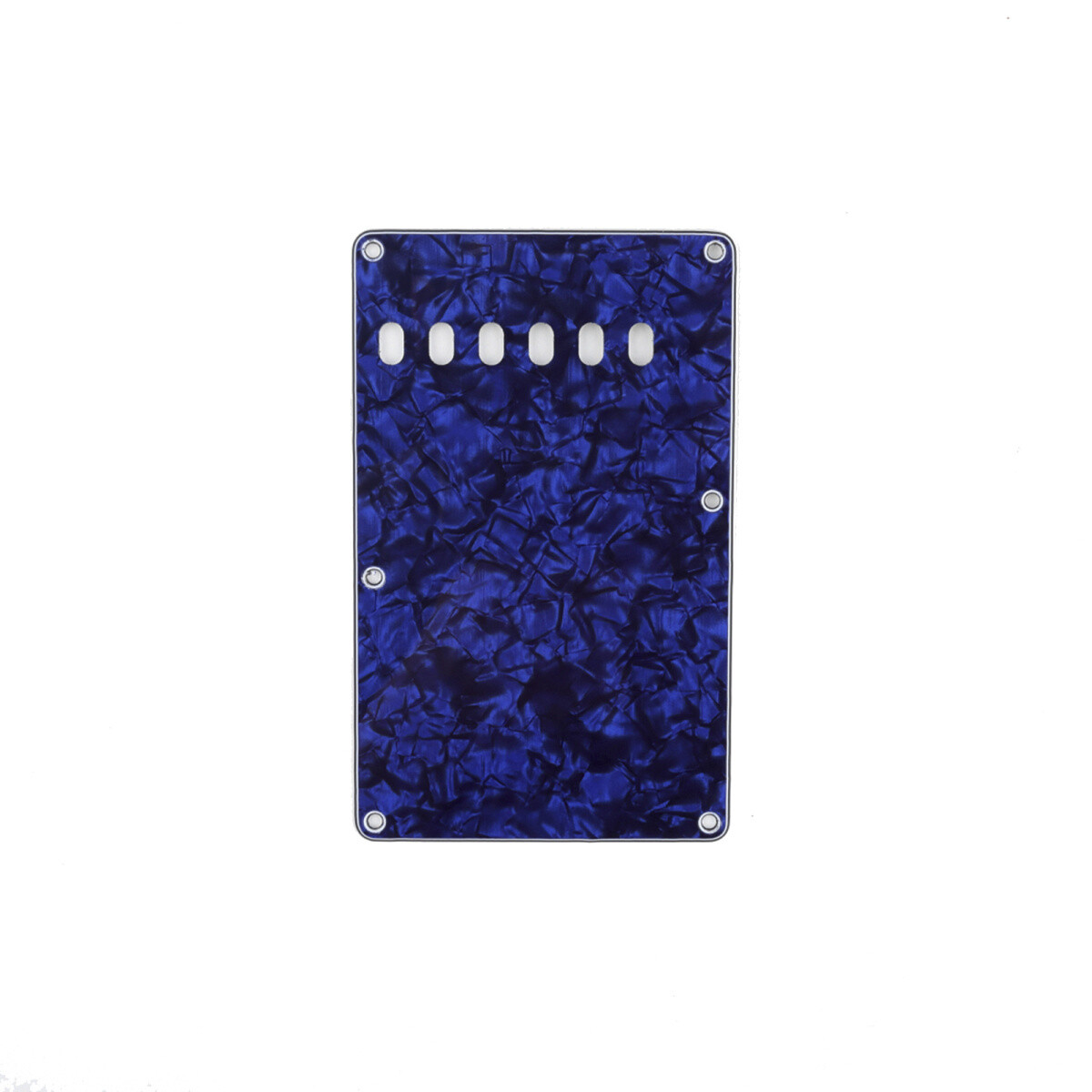Brio Pearl Blue Vintage Style Back Plate Tremolo Cover 4 ply - US/Mexican Fender®Strat® Fit