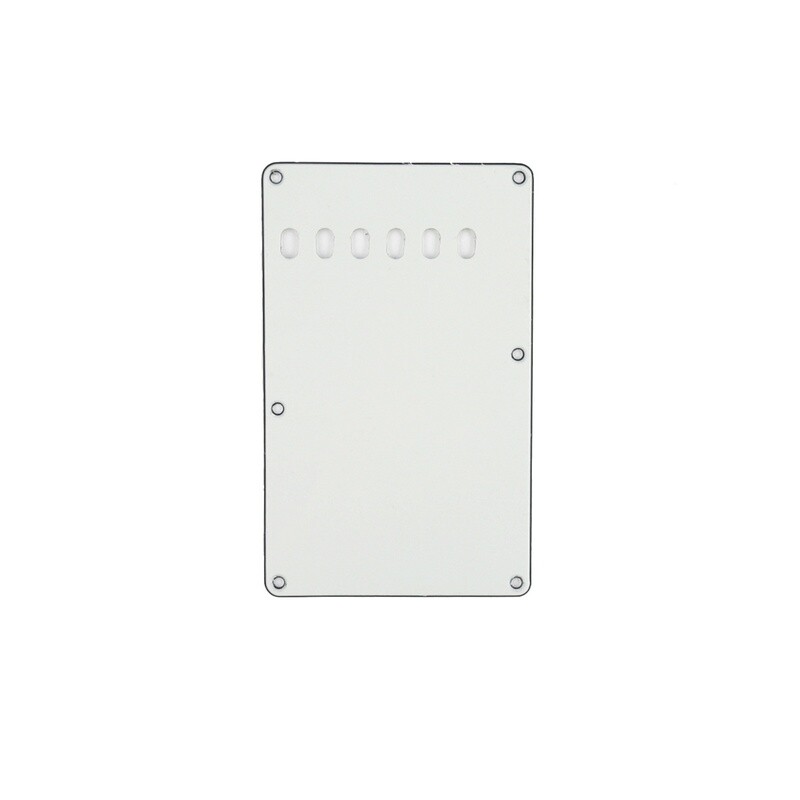 Brio Parchment Vintage Style Back Plate Tremolo Cover 3 ply - US/Mexican Fender®Strat® Fit