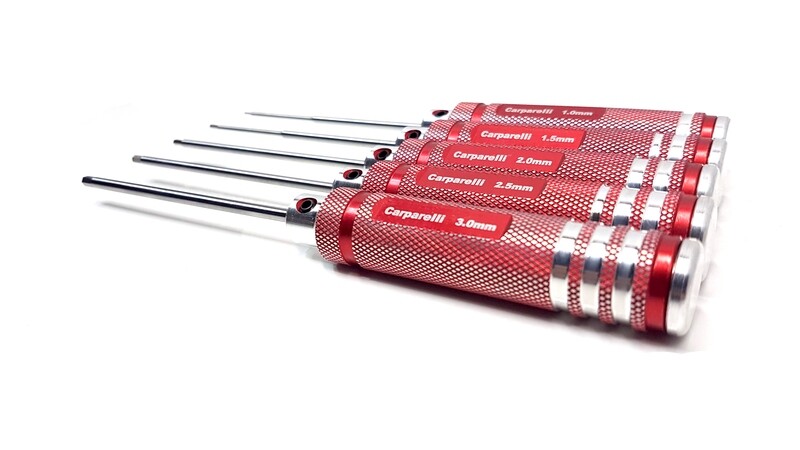 Carparelli Aluminum Guitar Hex Driver Set 5