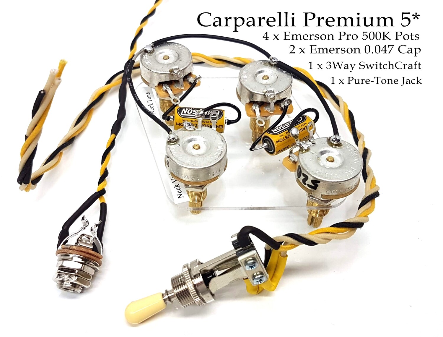 Carparelli 5* Premium Les Paul Vintage 50's Style Harness
