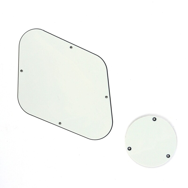 Brio Les Paul Backplate &amp; Switch Cover 3 Ply Parchment
