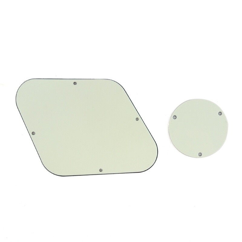 Brio Les Paul Backplate &amp; Switch Cover Ivory 3 Ply