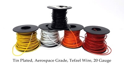 1 Foot Tin Plated, Aerospace Grade, Tefzel Wire