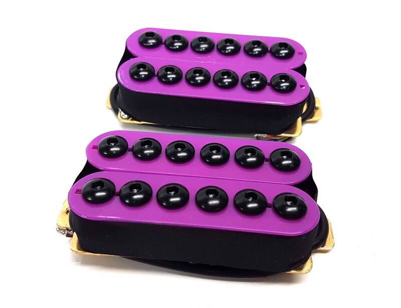 Brio Hexa-Buck Humbuckers -  Neck &amp; Bridge Violet