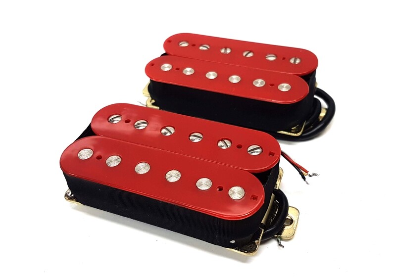 Brio Hocer Humbuckers -  Neck &amp; Bridge Red