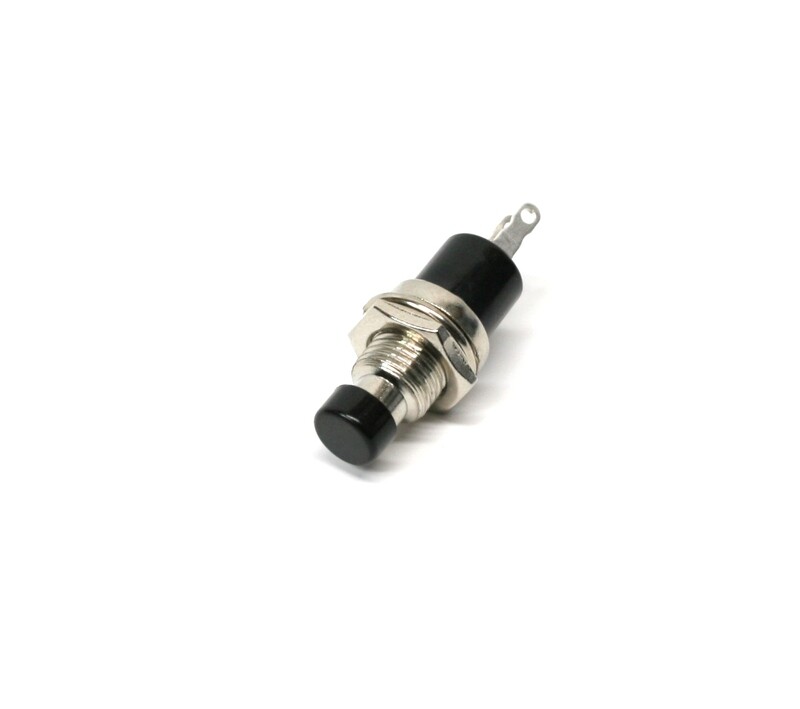 Brio Micro 7mm Momentary Push Button Guitar Kill Switch With Plastic Top