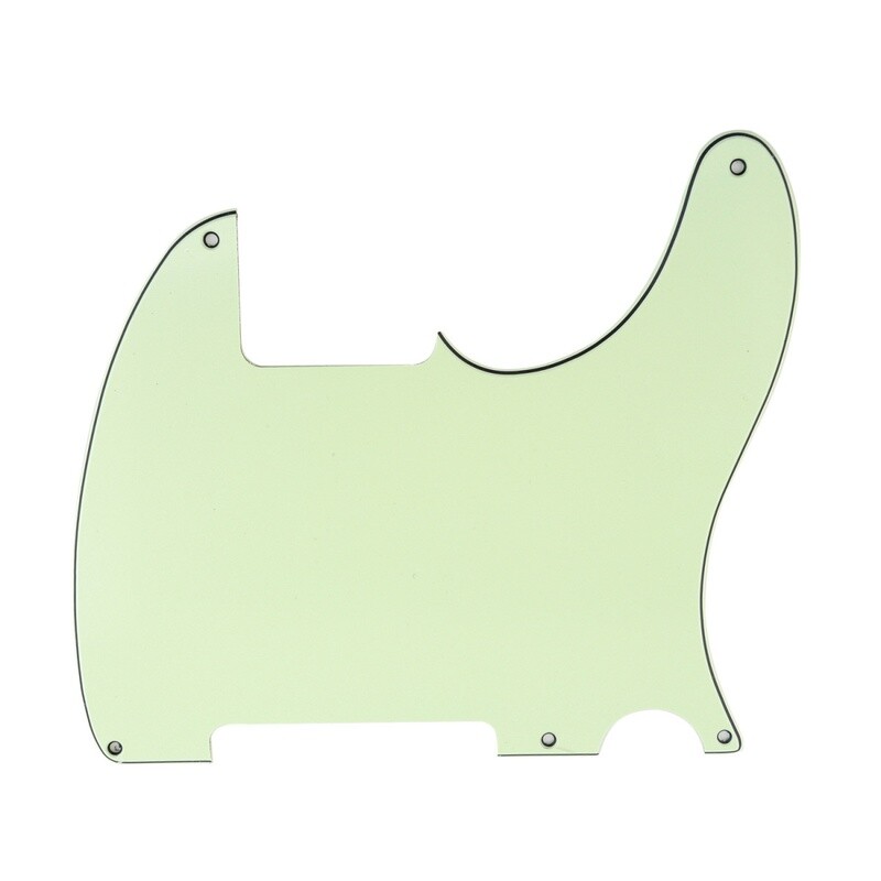 Brio Vintage Esquire 5 Hole Tele® Pickguard RH 3 Ply Mint Green
