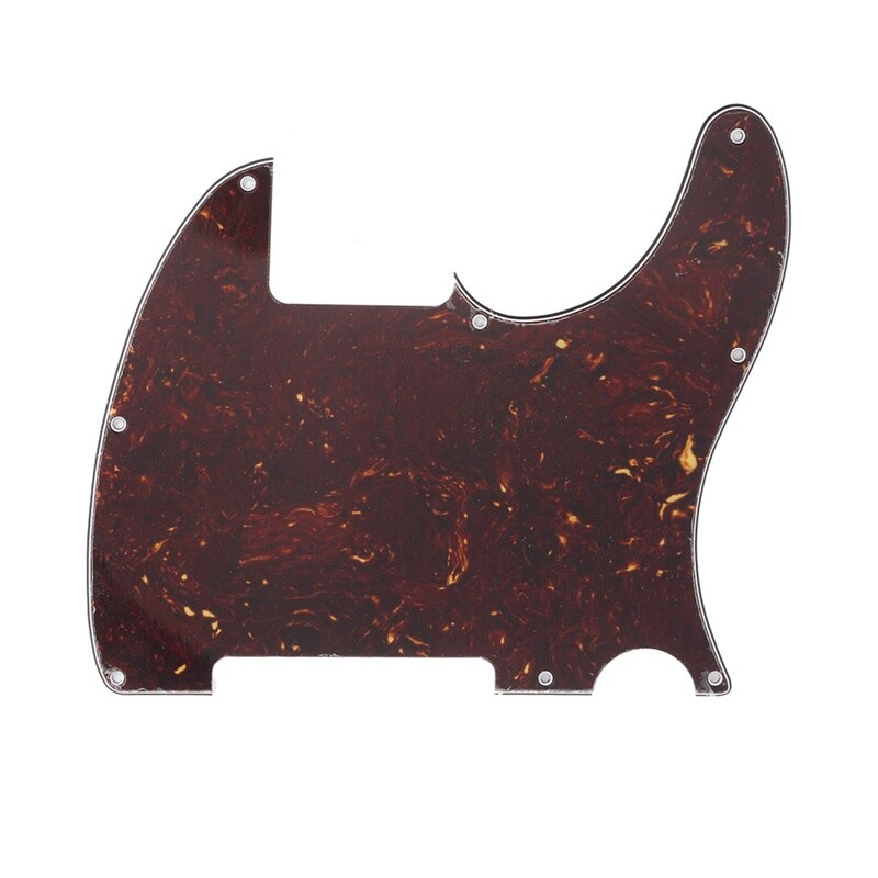Brio Vintage Esquire 8 Hole Tele® Pickguard RH 4 Ply Brown Tortoise