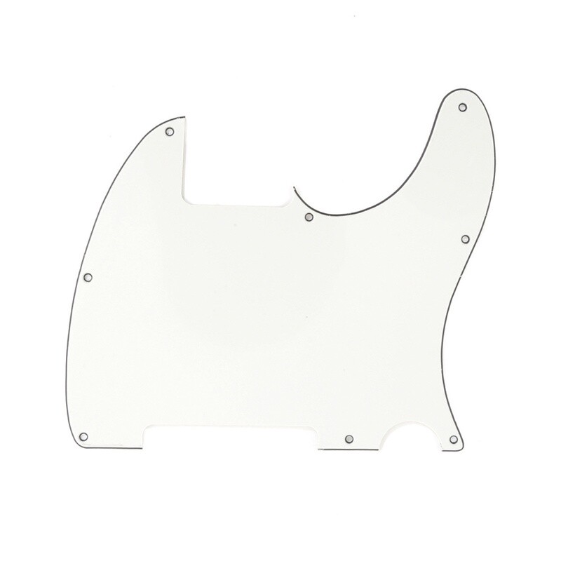 Brio Vintage Esquire 8 Hole Tele® Pickguard RH 3 Ply Parchment