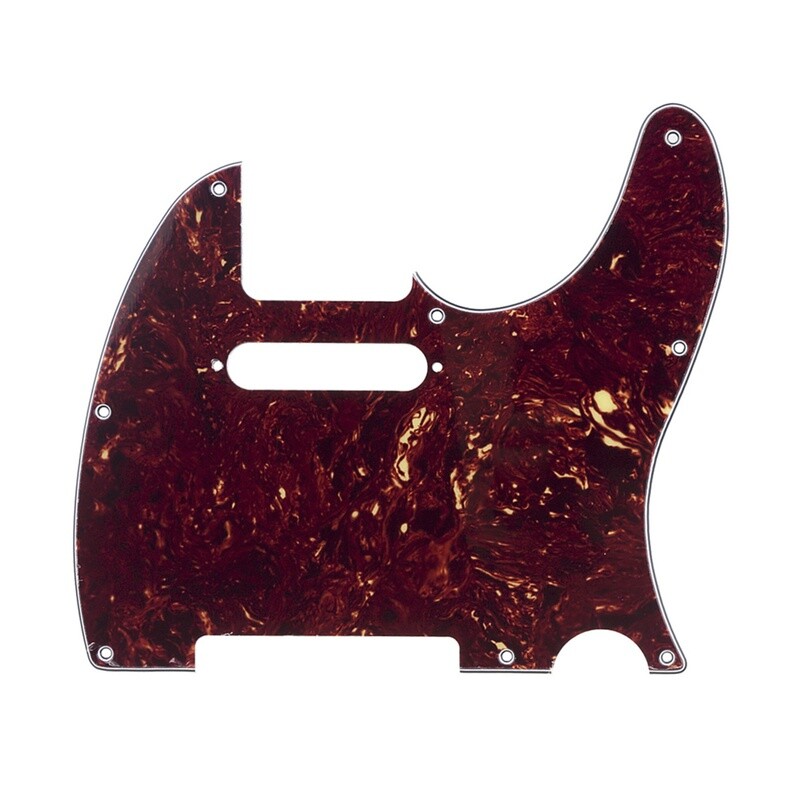 Brio 8 Hole Guitar Tele® Pickguard Right Handed Vintage Tortoise