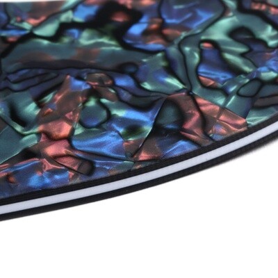 Brio 8 Hole Guitar Tele® Pickguard RH 
3 Ply Abalone