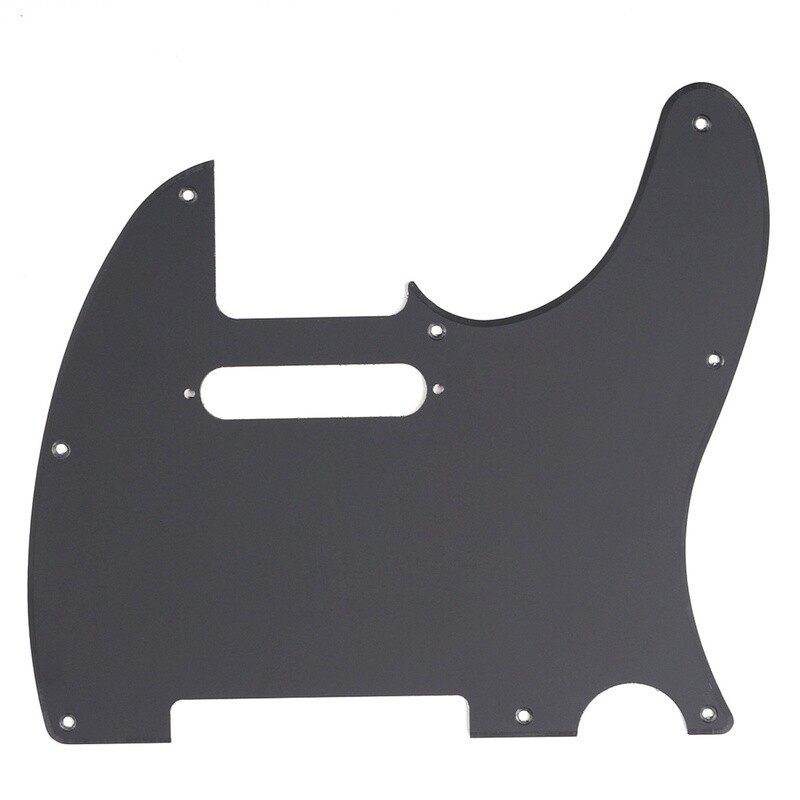Brio 8 Hole Tele® Pickguard RH 1 Ply Matte Black