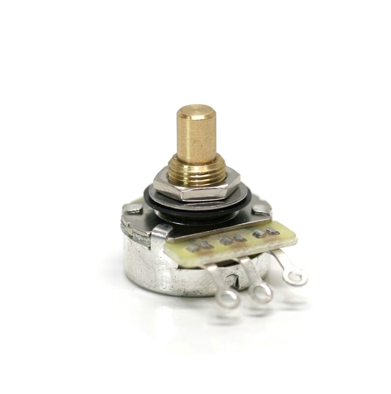 Karat 250K Premium Quality Brass 15mm, Gold Plated Sweeper, Solid Shaft (6.35mm)Potentiometer