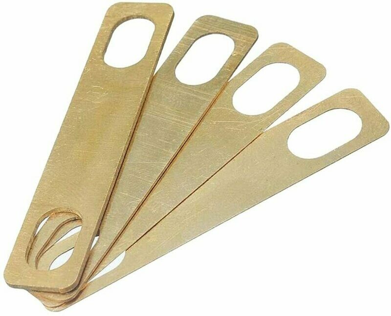 Brio Brass Shims for Guitar/Bass Neck