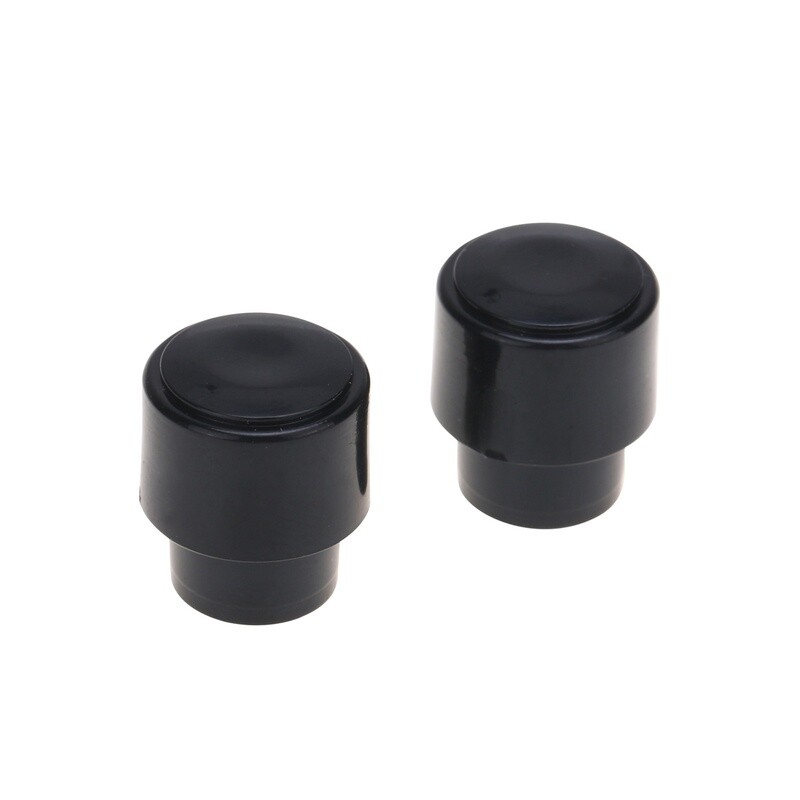 2 x USA Size Telecaster Barrel Switch Tip ( CRL ) BLACK