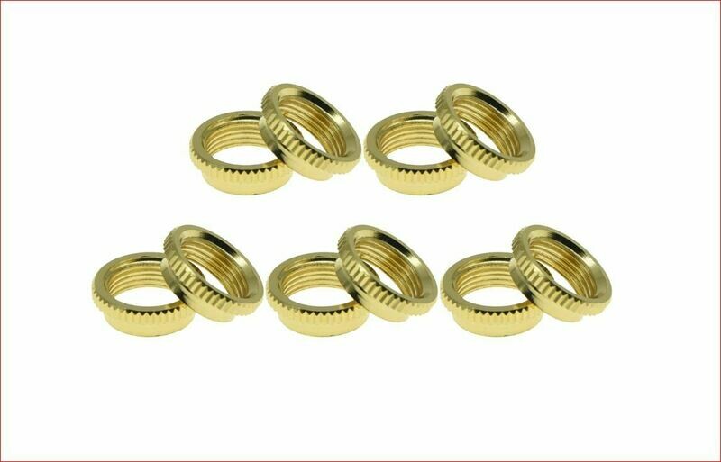 Deep Thread Nut for Gibson USA 3-way Switchcraft Toggle Switch-Chrome,Black,Gold