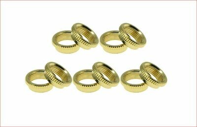 Deep Thread Nut for Gibson USA 3-way Switchcraft Toggle Switch-Chrome,Black,Gold