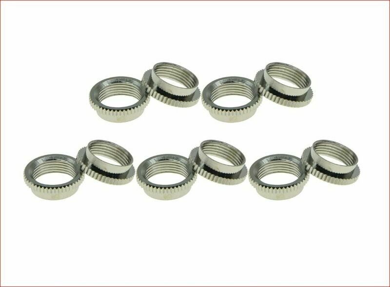 Deep Thread Nut for Gibson USA 3-way Switchcraft Toggle Switch-Chrome,Black,Gold