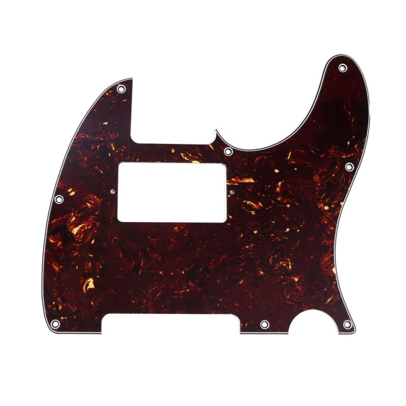 Brio Tele® Humbucker 8 hole 4 ply Pickguard Brown Tortoise