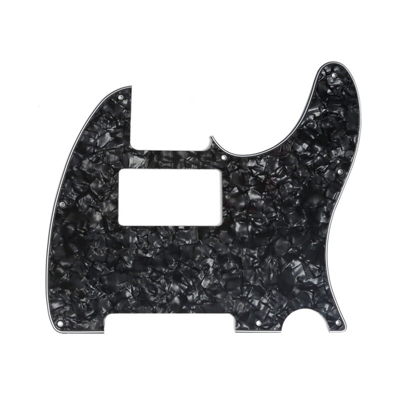 Brio Tele® Humbucker 8 hole 4 Ply Pearloid Black