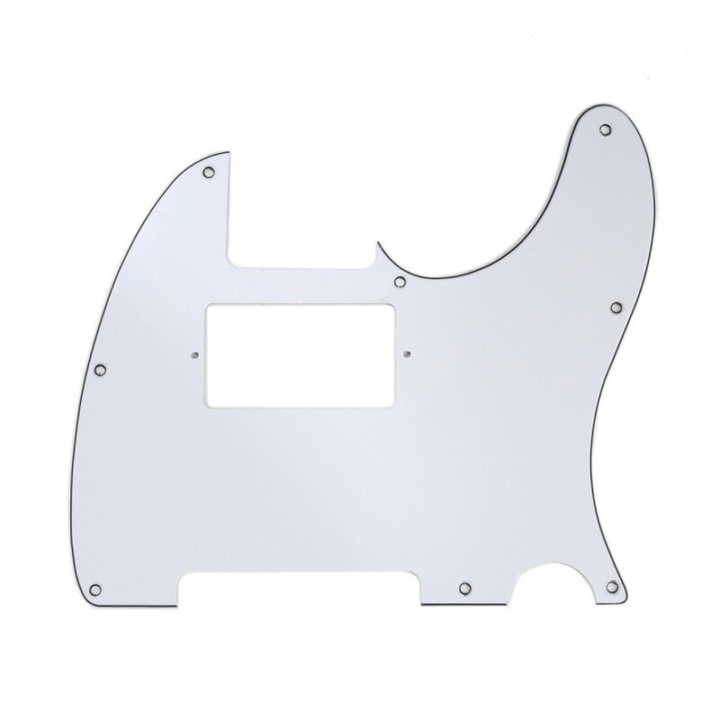 Brio Tele® Humbucker 8 hole 3 Ply White