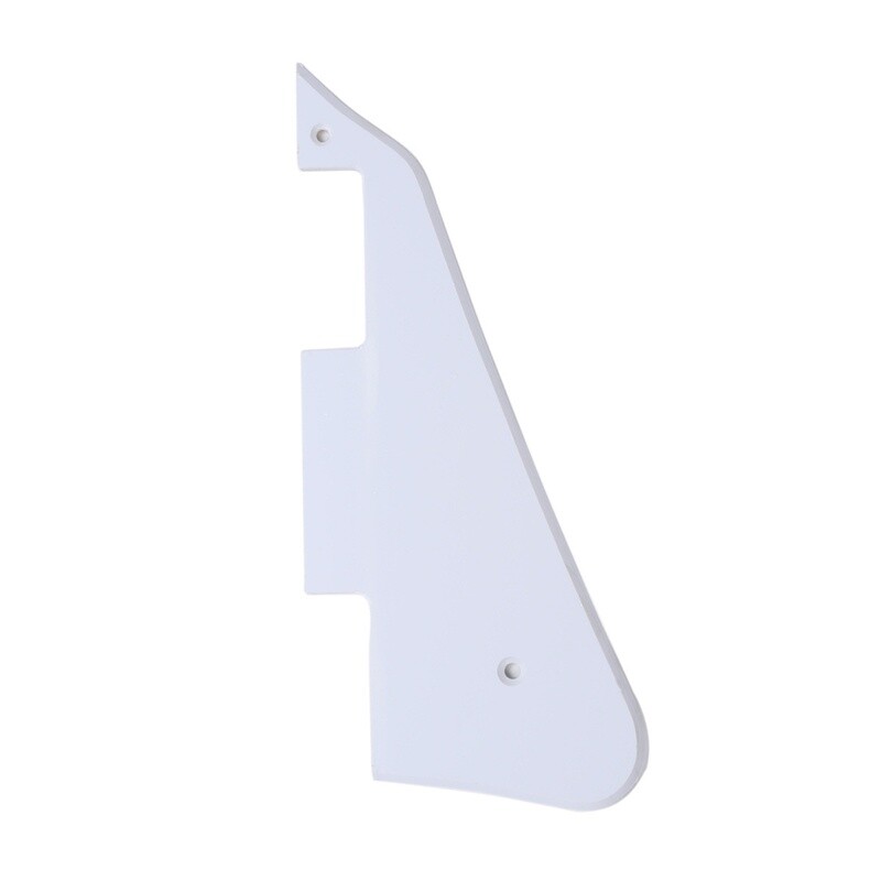 Brio- Gibson® Les Paul® Pickguard Modern Style 1 Ply White