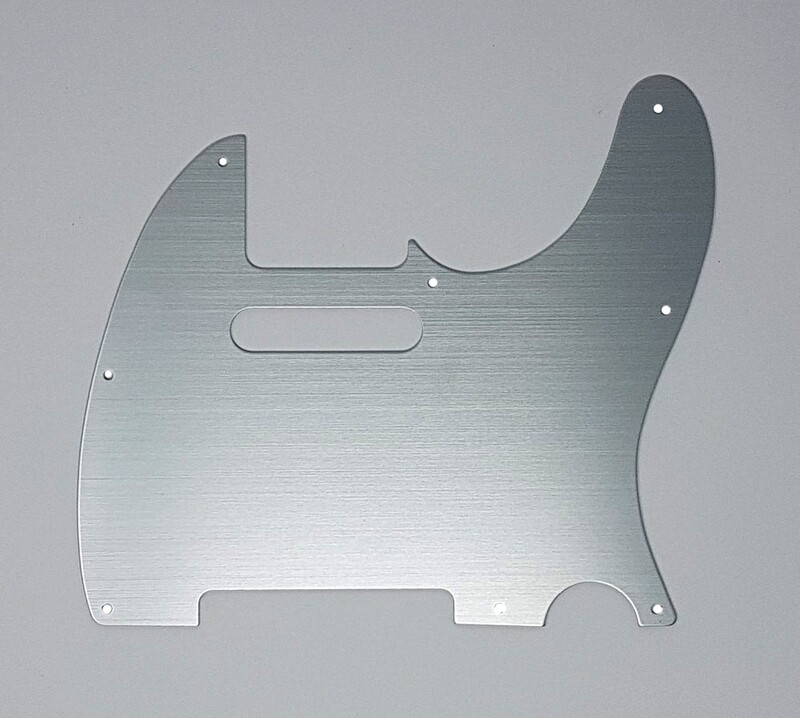 Brio Aluminum 8 Hole Guitar Tele® Pickguard Aluminum