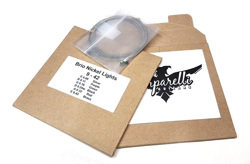 Brio Nickel Wound 9-42 Strings 10 Pack + 1 Pack Free
