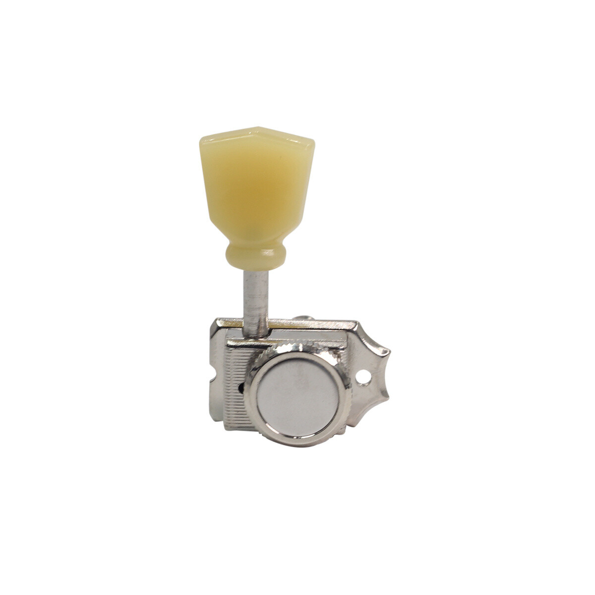 6 in Line Pro Vintage Hybrid Style Keystone Button Nickel