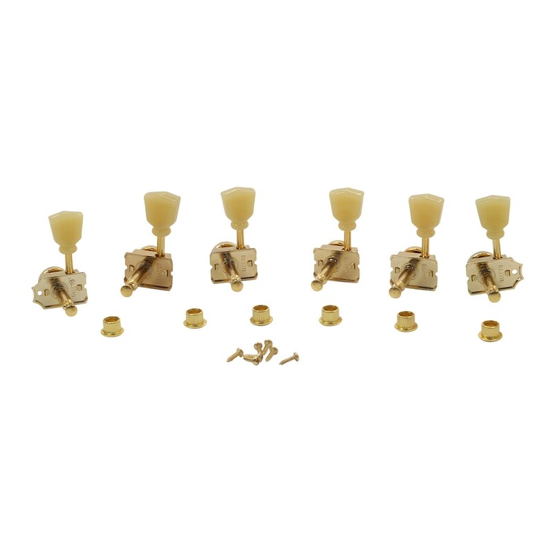 6 in Line Pro Vintage Hybrid Style Keystone Button