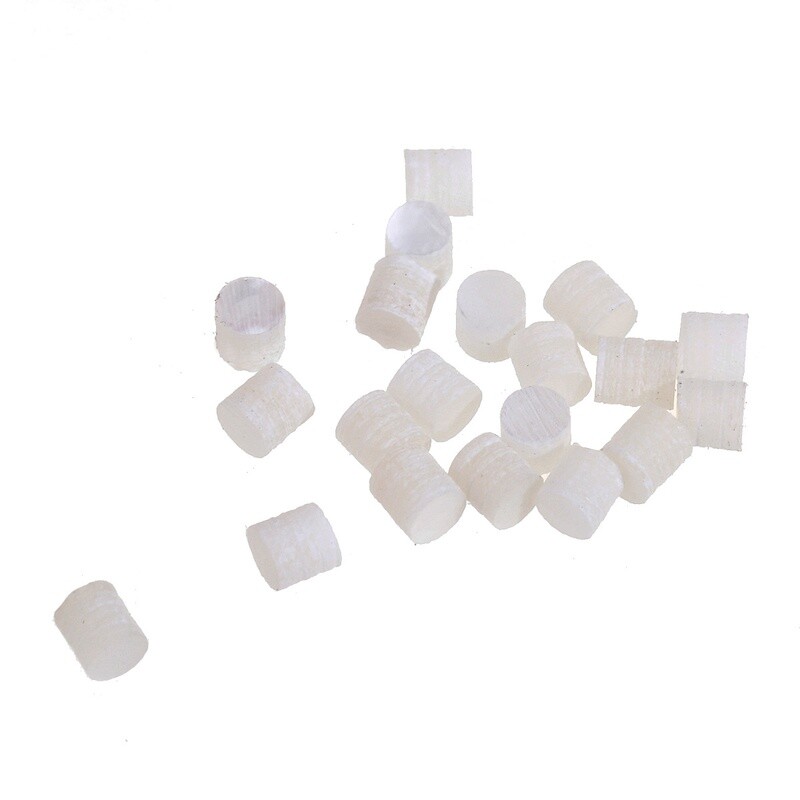 3mm Natural Mother of Pearl Guitar Fretboard Inlay Dots, White Pearl (Set of 20)
