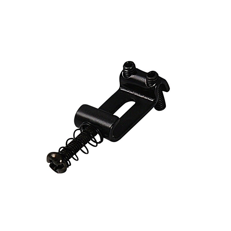 Brio 11.3mm Steel Vintage Style Guitar Tremolo Bridge Saddles Stratocaster Black