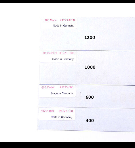 Brio Self-adhesive Sandpaper For 6" Fret Leveling File 400# 600# 1000# 1200# MADE IN GERMANY