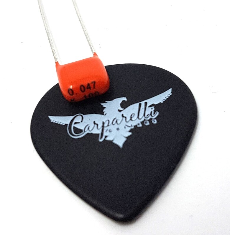 Brio Orange Droplet Capacitors 0.047 uf 100v