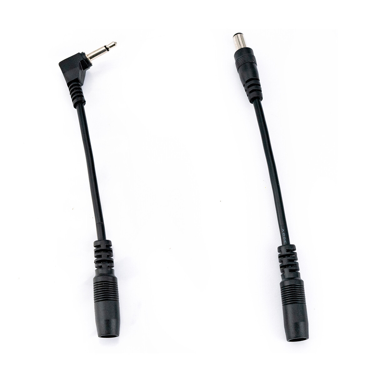 Reverse Polarity Converter Cables Straight & Elbow Set for Guitar Effect Pedals