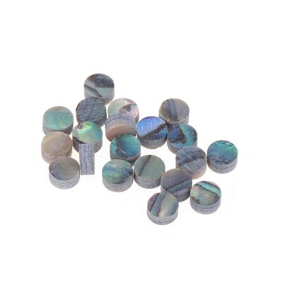 4mm Natural Paua Abalone Shell Guitar Fretboard Inlay Dots (Set of 20)