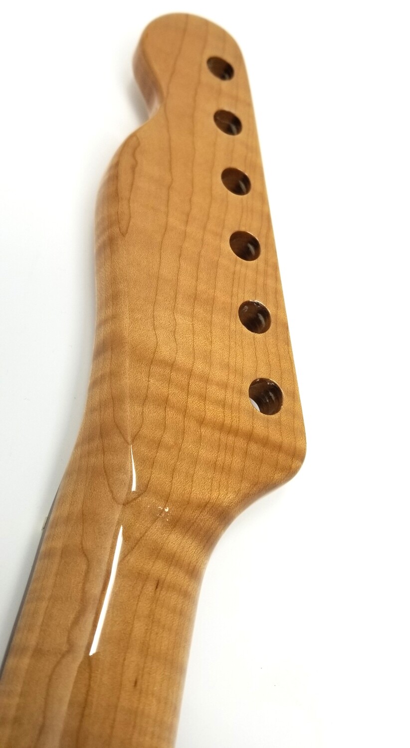 Brio T-Style Roasted Highly Flamed Maple Rosewood Neck Roasted
