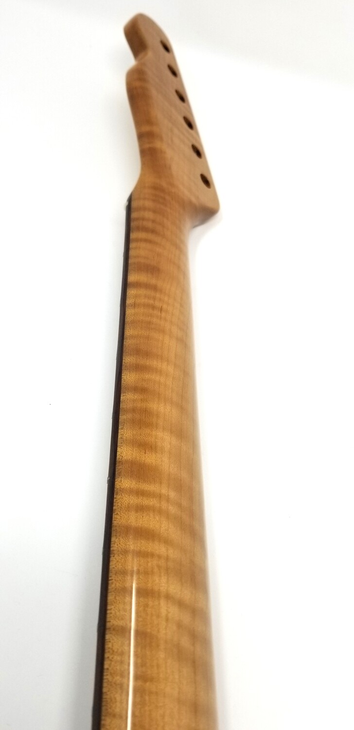 Brio T-Style Roasted Highly Flamed Maple Rosewood Neck Roasted