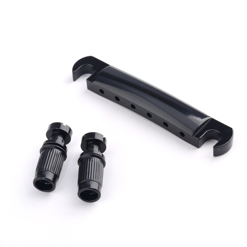 52.5mm Tune-o-matic Stop Tailpiece Metric Black