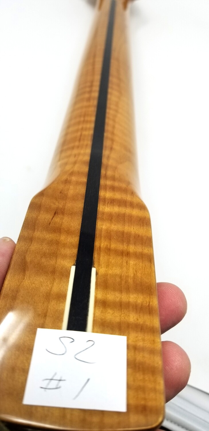 Brio Flamed S-Style Maple Neck, Roasted