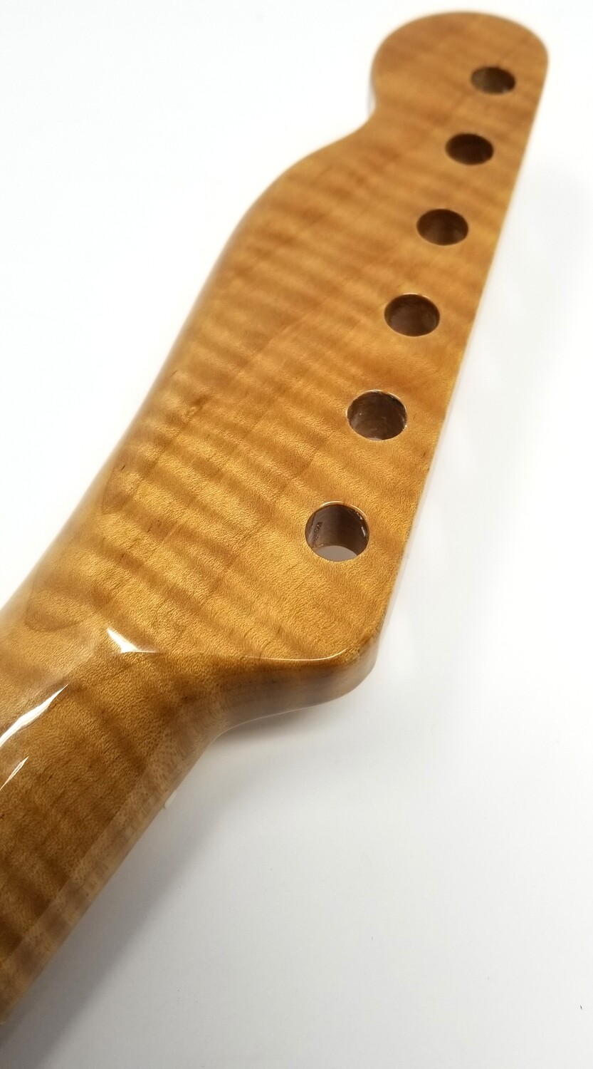 Brio High Flamed Maple T-Style Maple Neck Roasted