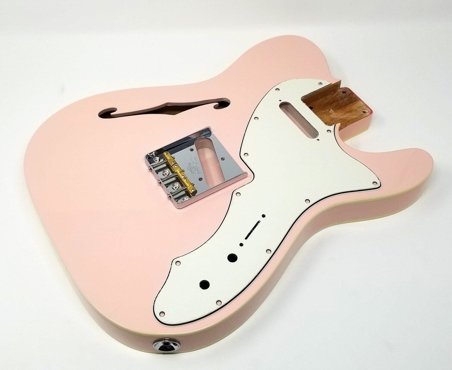 Brio, Nitro, T-Style Thinline Shell Pink, *Special Offer Your Choice Pickguard & Wilkinson Bridge