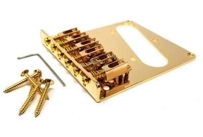 Brio 12 String Telecaster Bridge Gold