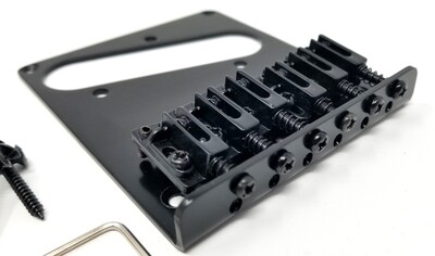 Brio 12 String Telecaster Bridge Black Satin