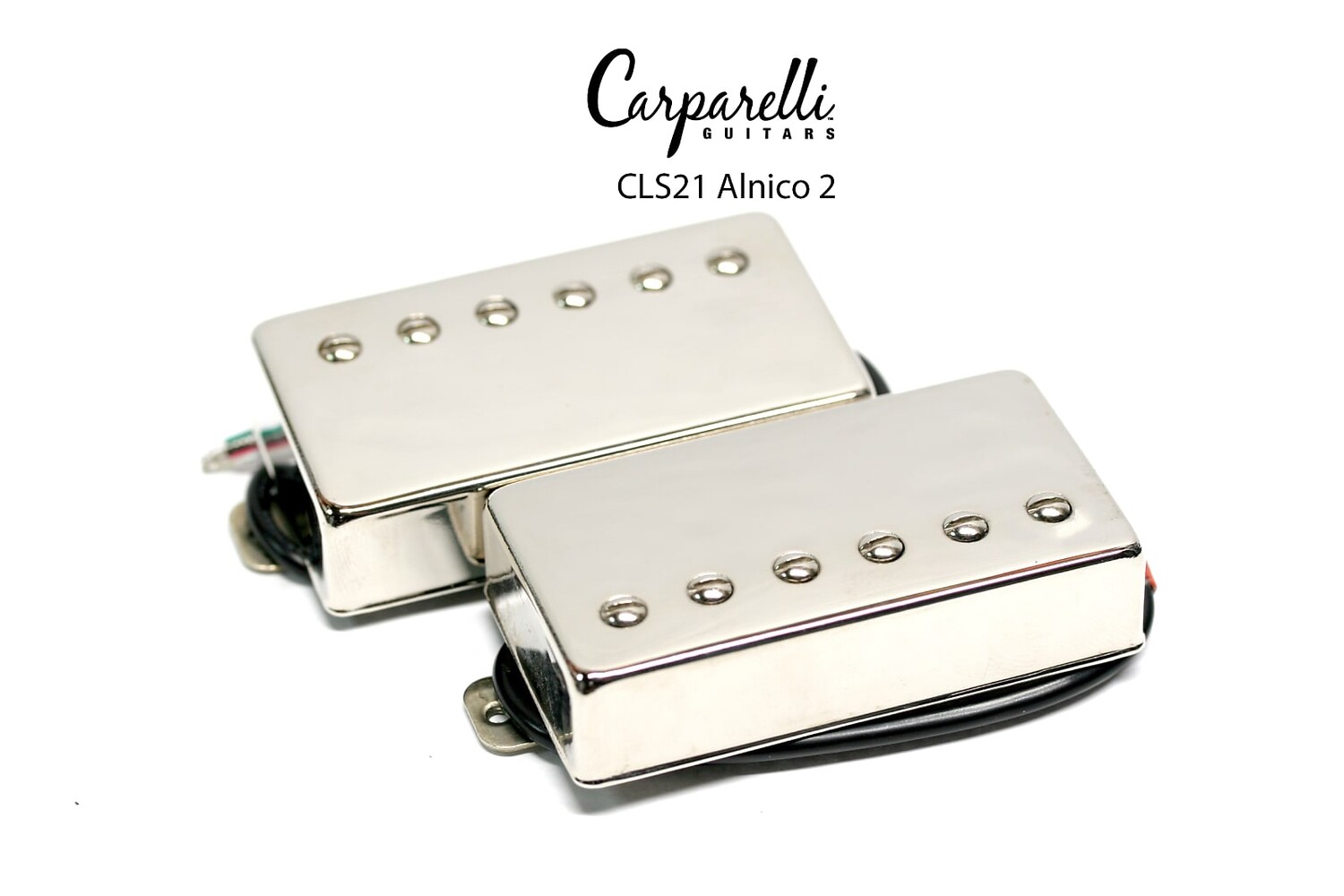 Carparelli CLS21 Alnico 2 Vintage Nickel Humbucker Set Neck/Bridge