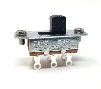 Brio On-On Slide Switch for Jazzmaster® and Jaguar® Black Tip