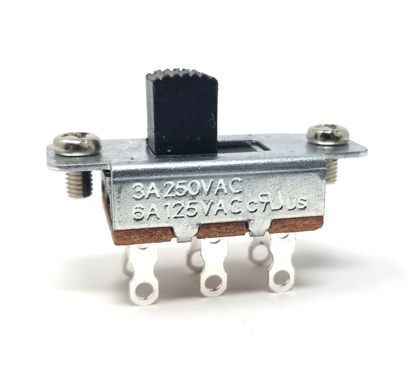 Brio On-On Slide Switch for Jazzmaster® and Jaguar® Black Tip